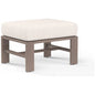 Laguna Sunbrella Outdoor Ottoman-Outdoor Ottomans-Sunset West-Canvas Natural-LOOMLAN