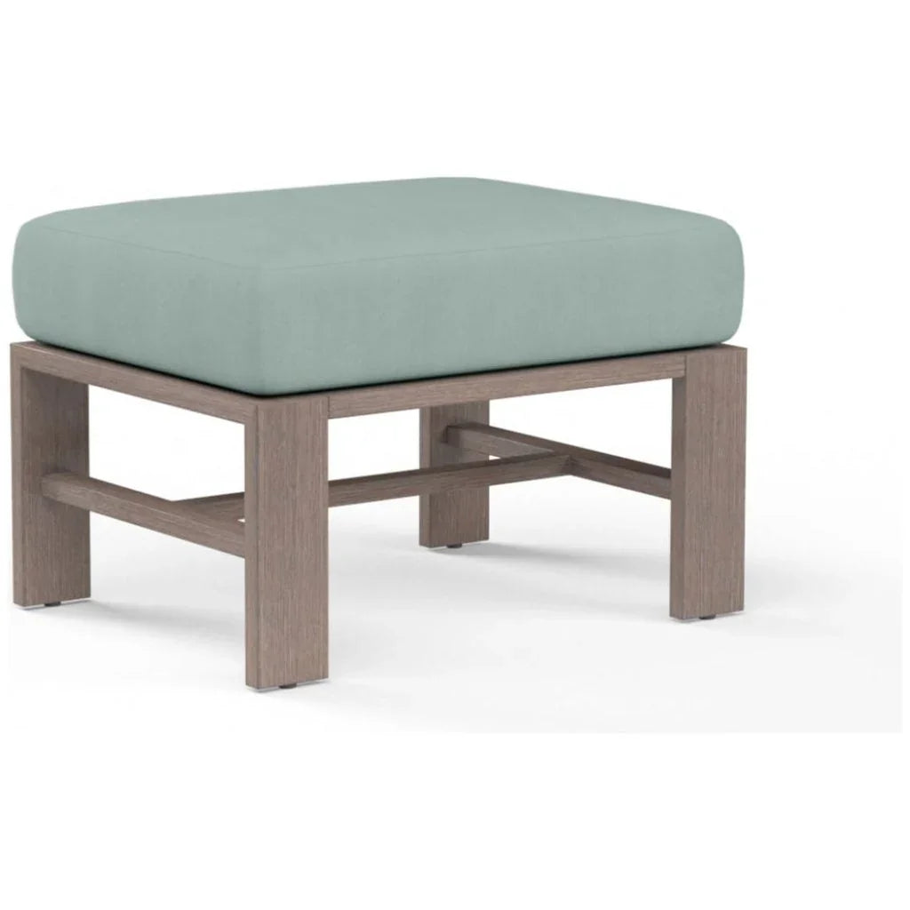 Laguna Sunbrella Outdoor Ottoman-Outdoor Ottomans-Sunset West-Cast Mist-LOOMLAN