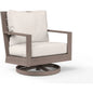 Laguna Sunbrella Swivel Outdoor Club Rocker-Outdoor Accent Chairs-Sunset West-Canvas Natural-LOOMLAN