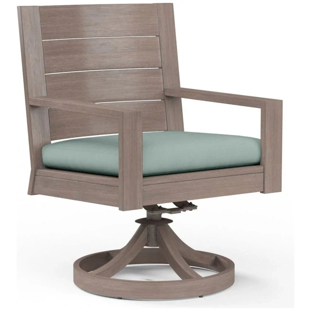 Laguna Swivel Outdoor Dining Chair 2PC-Outdoor Dining Chairs-Sunset West-Cast Mist-LOOMLAN