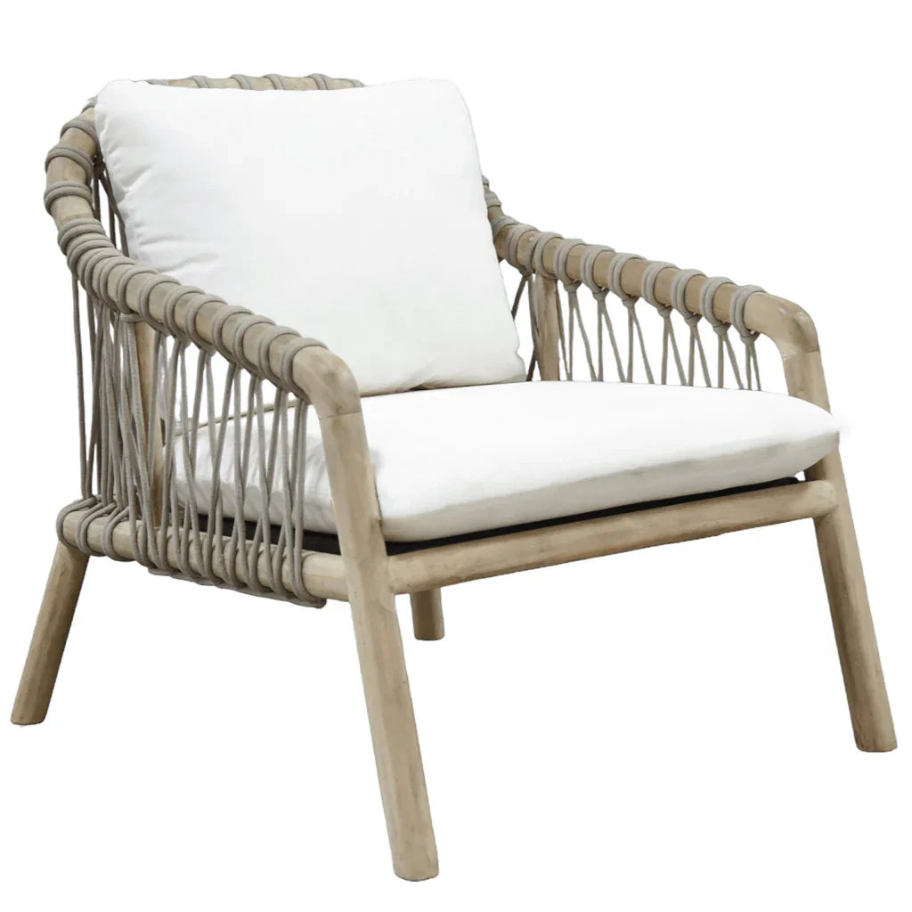 Laguna Wood Framed Patio Chair-Outdoor Accent Chairs-Artesia-LOOMLAN
