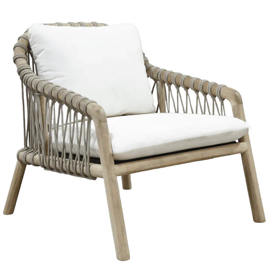 Laguna Wood Framed Patio Chair-Outdoor Accent Chairs-Artesia-LOOMLAN