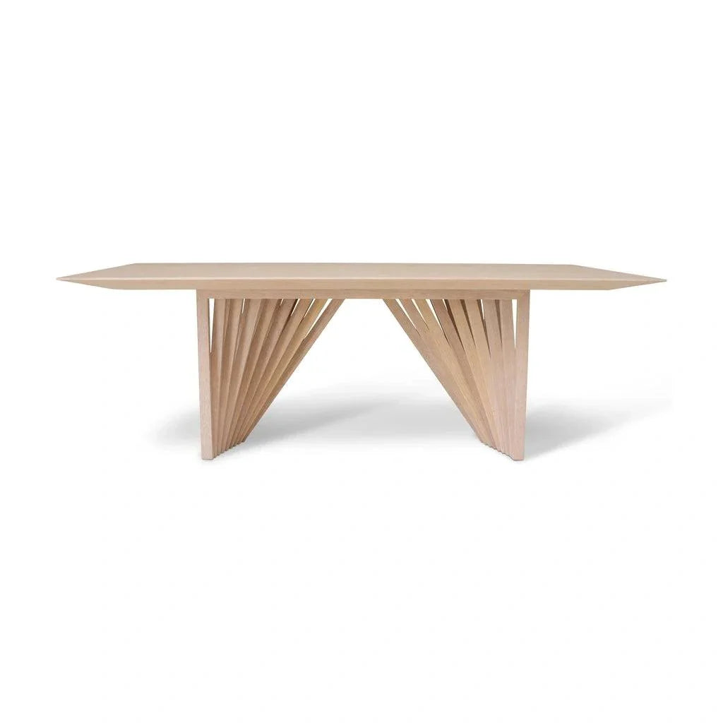 Laguna Wooden Top Rectangular Dining Table-Dining Tables-Urbia-LOOMLAN