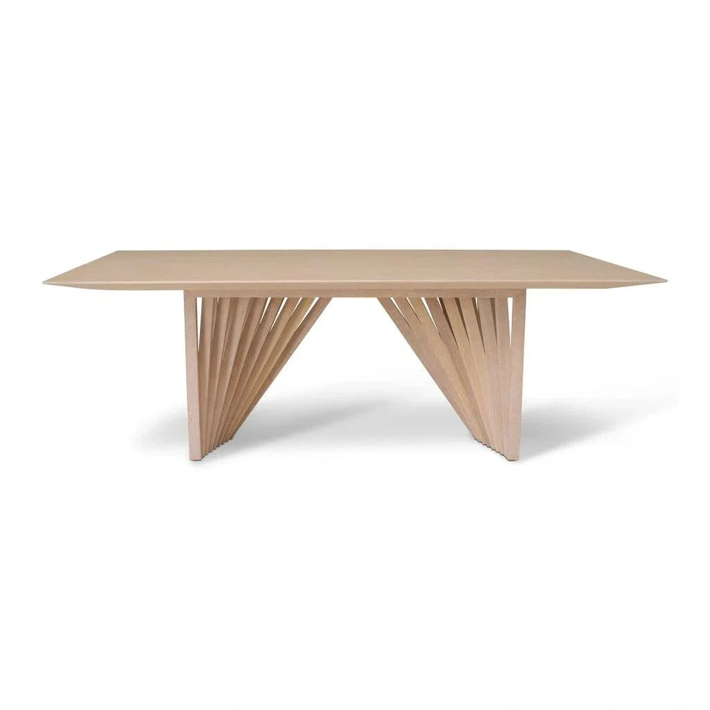 Laguna Wooden Top Rectangular Dining Table-Dining Tables-Urbia-LOOMLAN