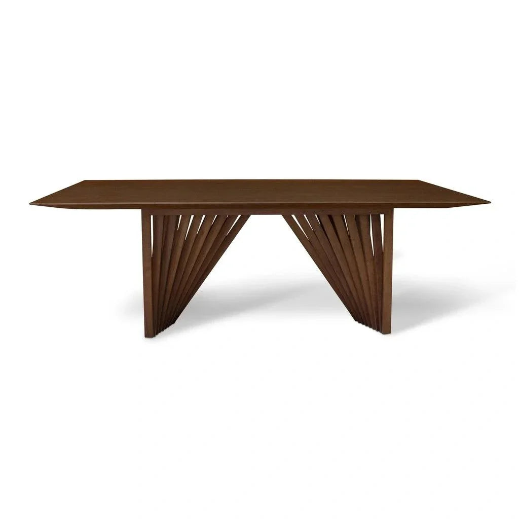 Laguna Wooden Top Rectangular Dining Table-Dining Tables-Urbia-LOOMLAN