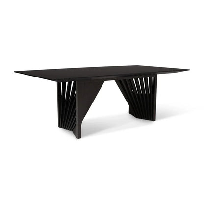 Laguna Wooden Top Rectangular Dining Table-Dining Tables-Urbia-LOOMLAN