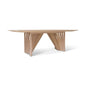 Laguna Wooden Top Rectangular Dining Table-Dining Tables-Urbia-Nevoa-LOOMLAN
