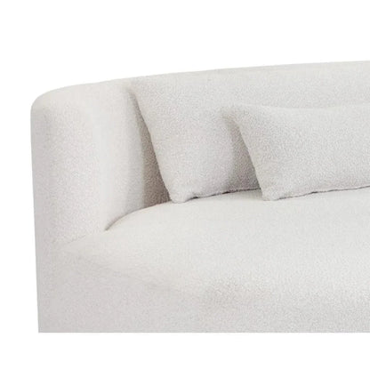 Laken Fabric Sofa Chaise-Modular Sofas-SUNPAN-LOOMLAN