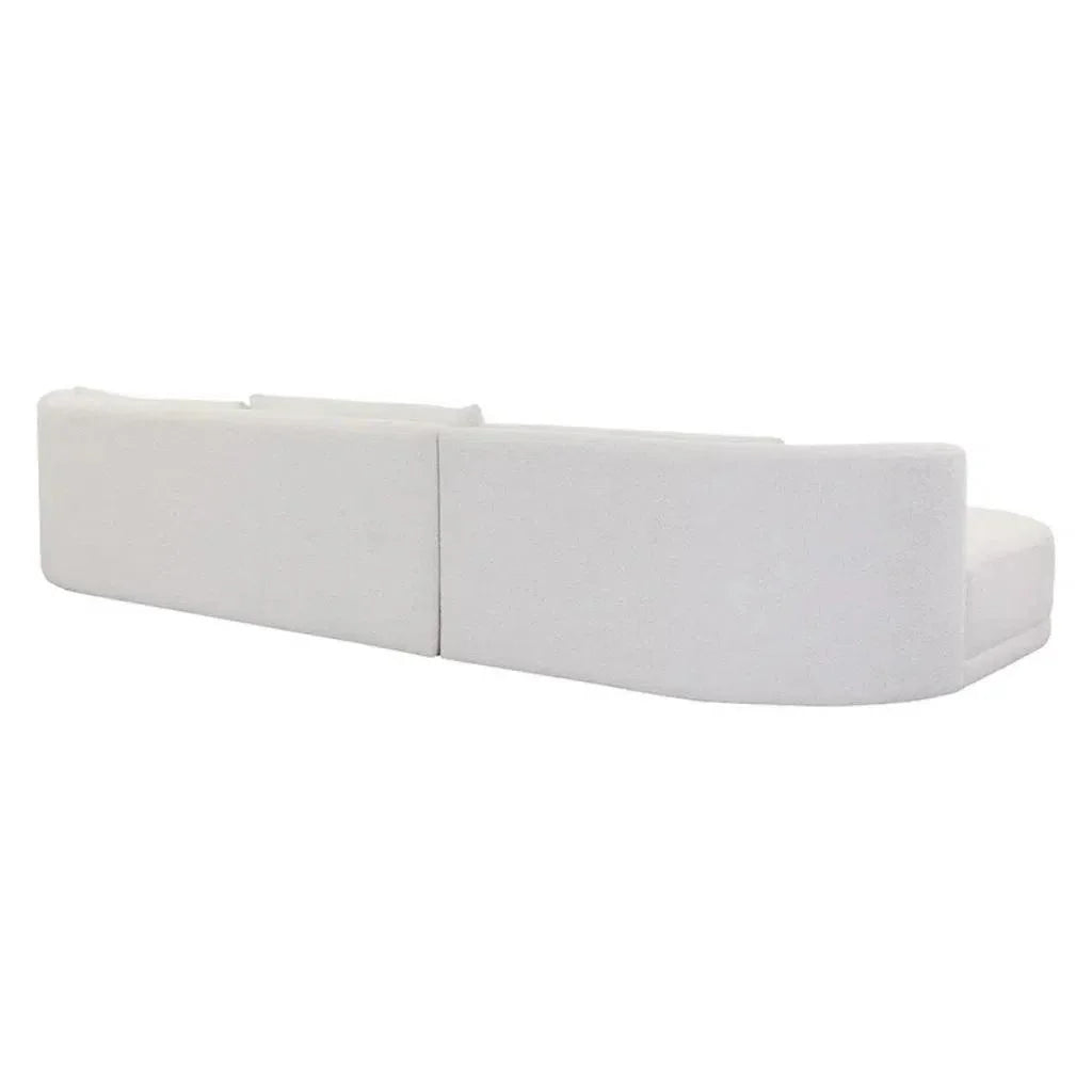 Laken Fabric Sofa Chaise-Modular Sofas-SUNPAN-LOOMLAN