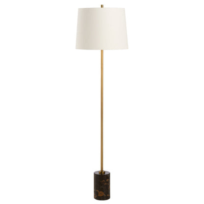 Lambeth Contemporary Floor Lamp-Floor Lamps-Chelsea House-Dark Brown-LOOMLAN