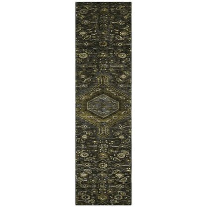 Lamoria Gray Washable Indoor - Outdoor Rug - LOOMLAN - LOOMLAN Rugs - Outdoor Rugs