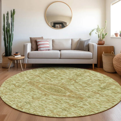 Lamoria Green Washable Indoor - Outdoor Rug - LOOMLAN - LOOMLAN Rugs - Outdoor Rugs