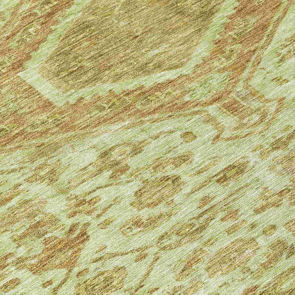 Lamoria Green Washable Indoor - Outdoor Rug - LOOMLAN - LOOMLAN Rugs - Outdoor Rugs