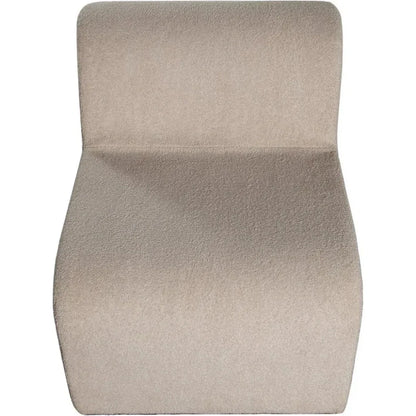 Lana Camel Looped Shearling Accent Chair - LOOMLAN - Diamond Sofa - Accent Chairs