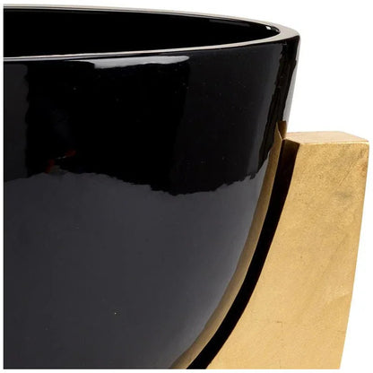 Lander Iron Based Porcelain Bowl - LOOMLAN - Chelsea House - Boxes & Bowls