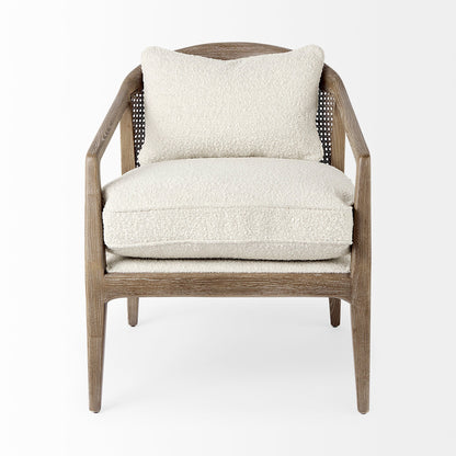 Landon Cream Fabric Accent Chair