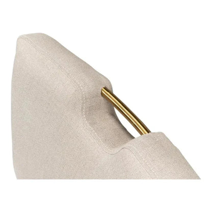 Landon Dining Chairs Set of 2 Linen - LOOMLAN - Sarreid - Dining Chairs