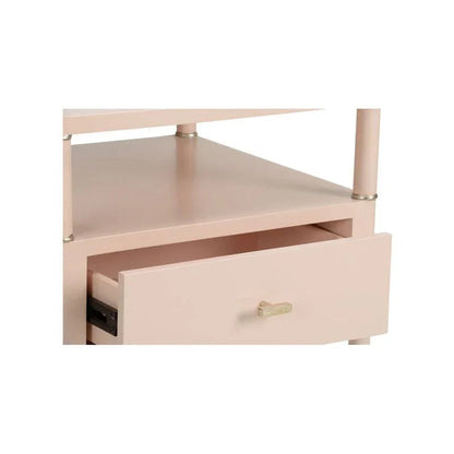 Landry Blush Square Side Table - LOOMLAN - Chelsea House - Side Tables