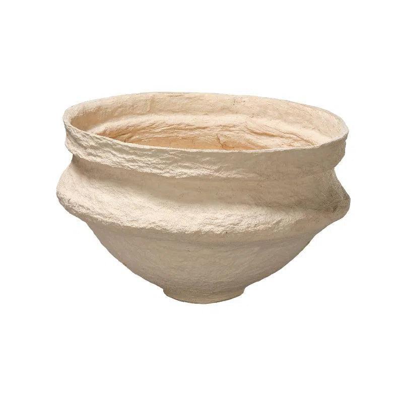 Landscape Cotton Mache Round Bowl