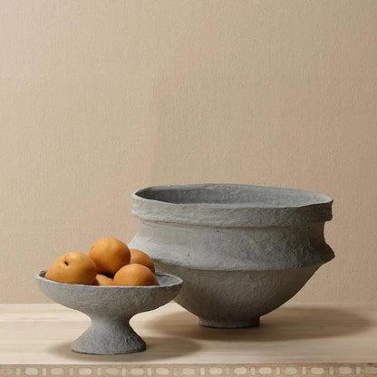 Landscape Cotton Mache Round Bowl