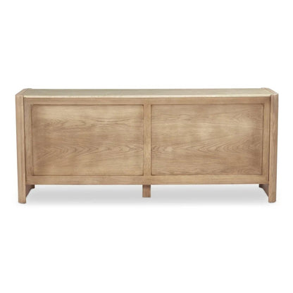 Lane Natural With Marble Top Six Drawer Dresser - LOOMLAN - Moe's Home - Dressers