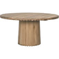 Lane Natural Wood Round Dining Table-Dining Tables-Noir-LOOMLAN