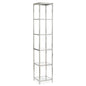 Langdon Nickel Finished Shelf Unit-Etageres-Wildwood-LOOMLAN