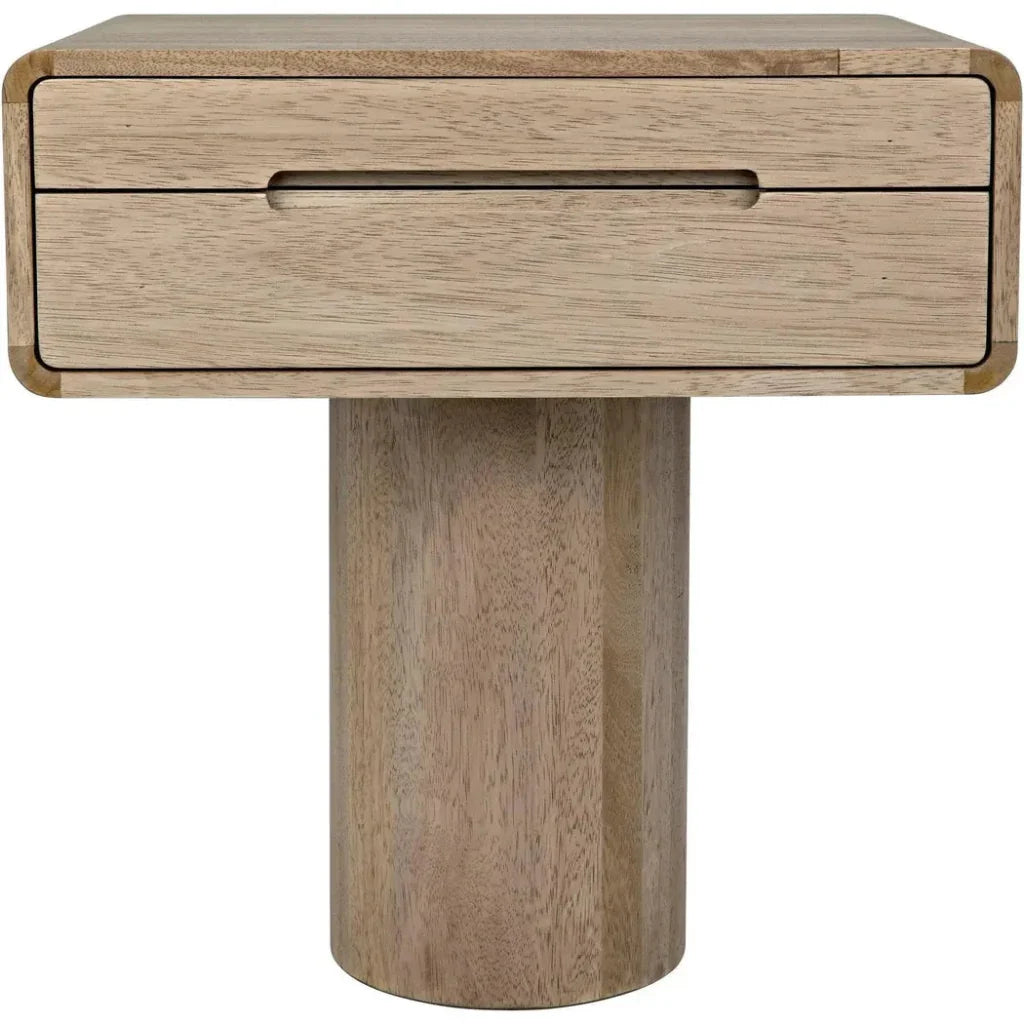 Langford Rectangle Wood Side Table