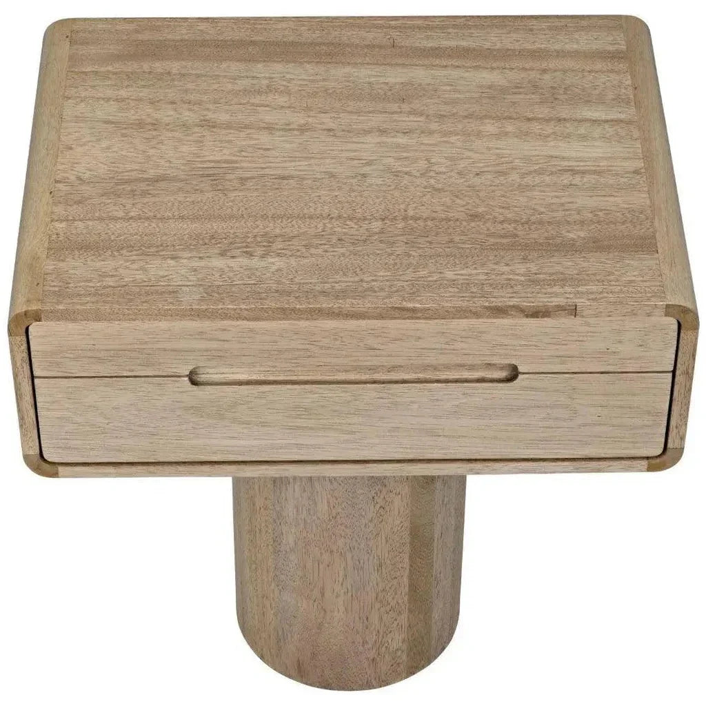 Langford Rectangle Wood Side Table