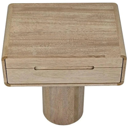 Langford Rectangle Wood Side Table