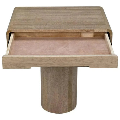 Langford Rectangle Wood Side Table