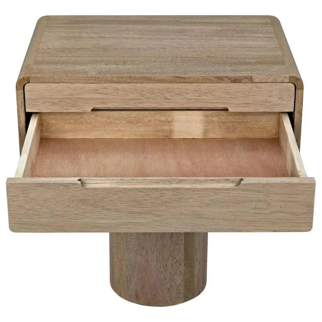 Langford Rectangle Wood Side Table