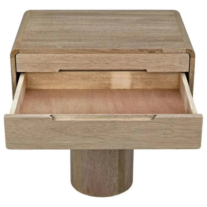 Langford Rectangle Wood Side Table