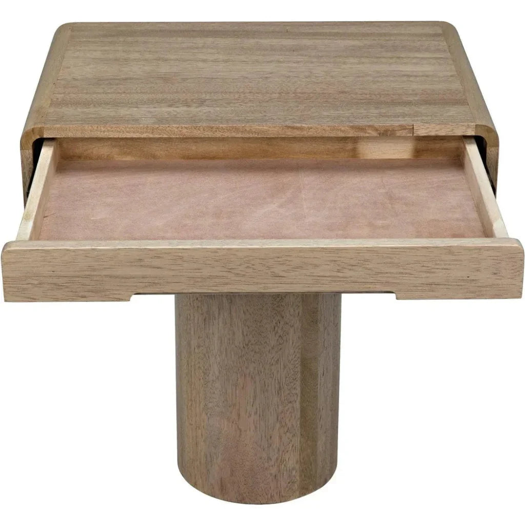 Langford Rectangle Wood Side Table