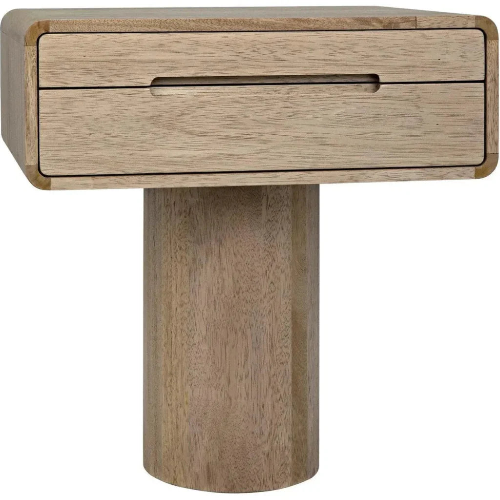 Langford Rectangle Wood Side Table