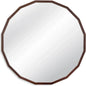 Langley Polystyrene Brown Vertical Wall Mirror - LOOMLAN - Bassett Mirror - Wall Mirrors