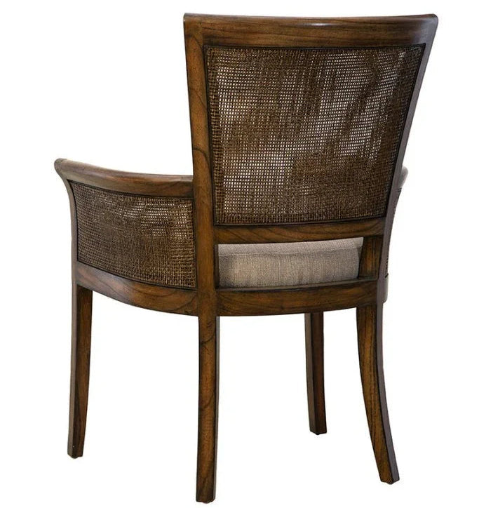 Langley Wood Framed Arm Chair - LOOMLAN - Furniture Classics - Club Chairs
