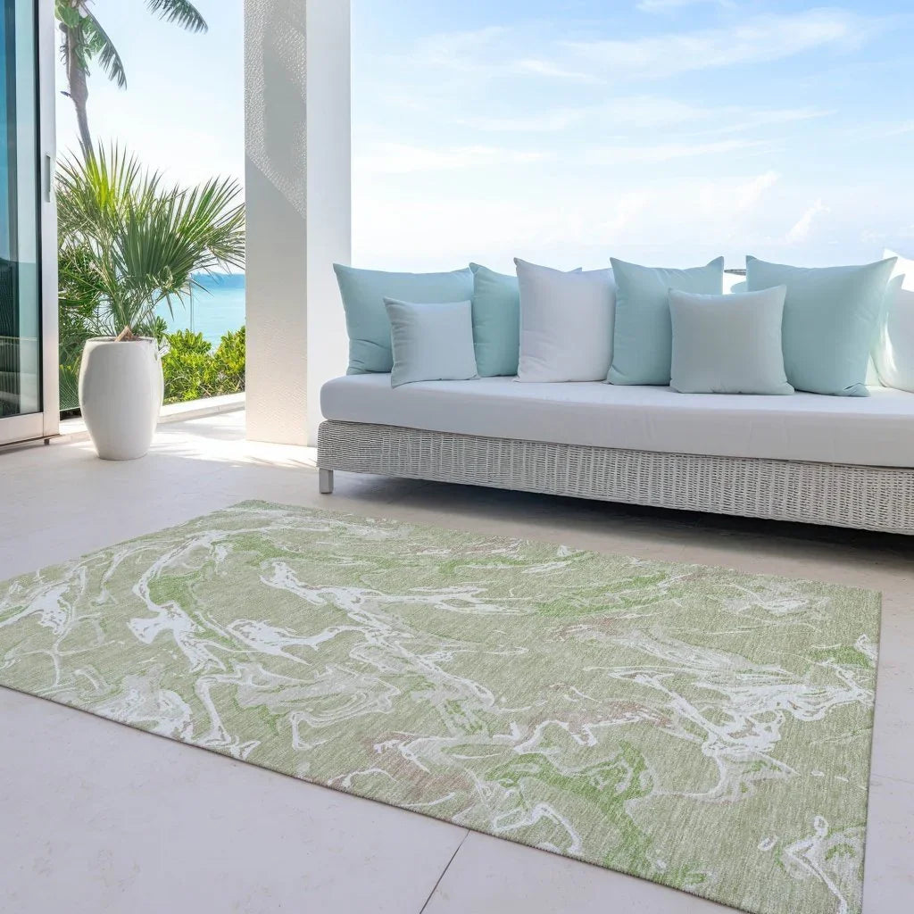 Lani Aloe Washable Indoor-Outdoor Rug-Outdoor Rugs-LOOMLAN Rugs-LOOMLAN