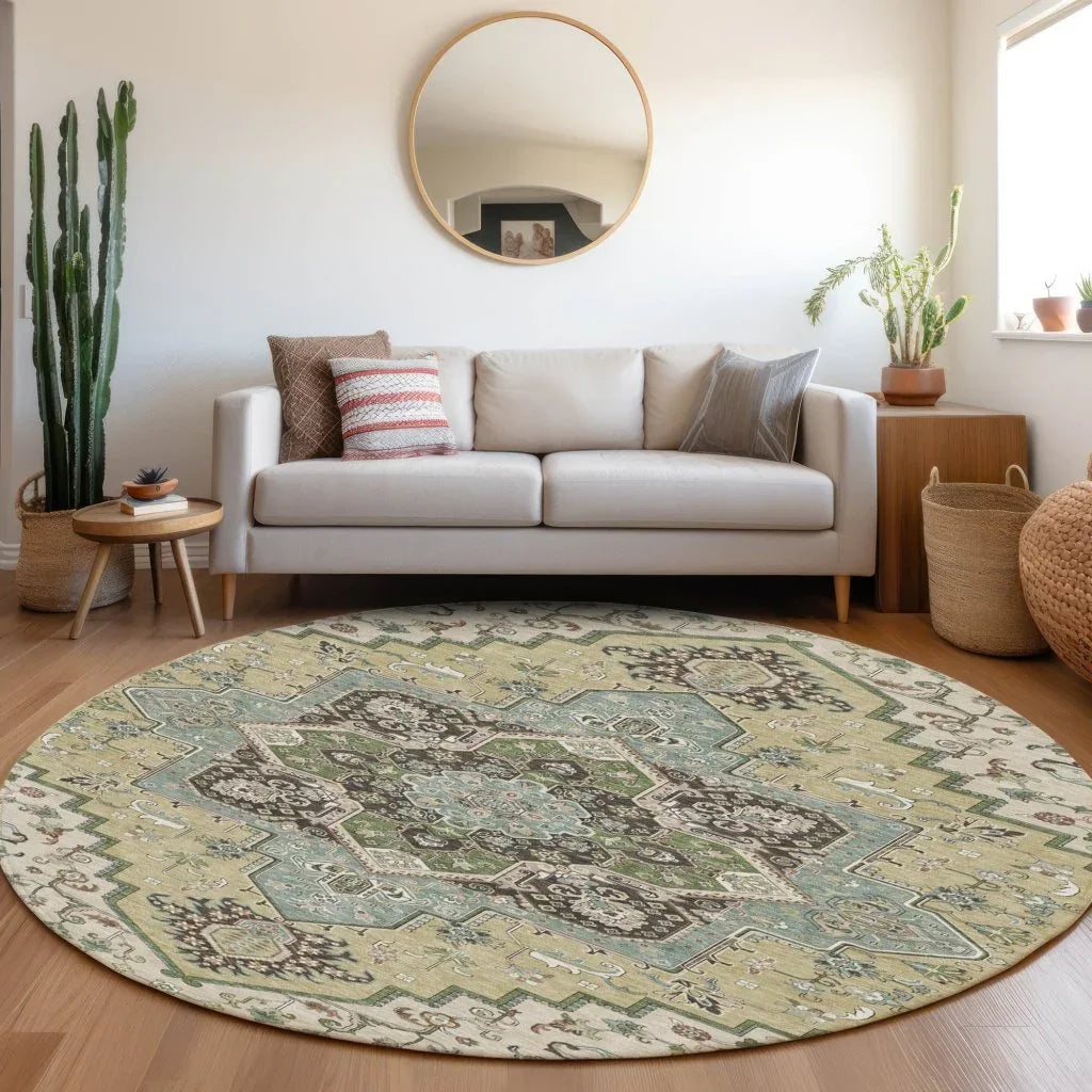 Lani Beige Washable Indoor-Outdoor Rug-Outdoor Rugs-LOOMLAN Rugs-LOOMLAN