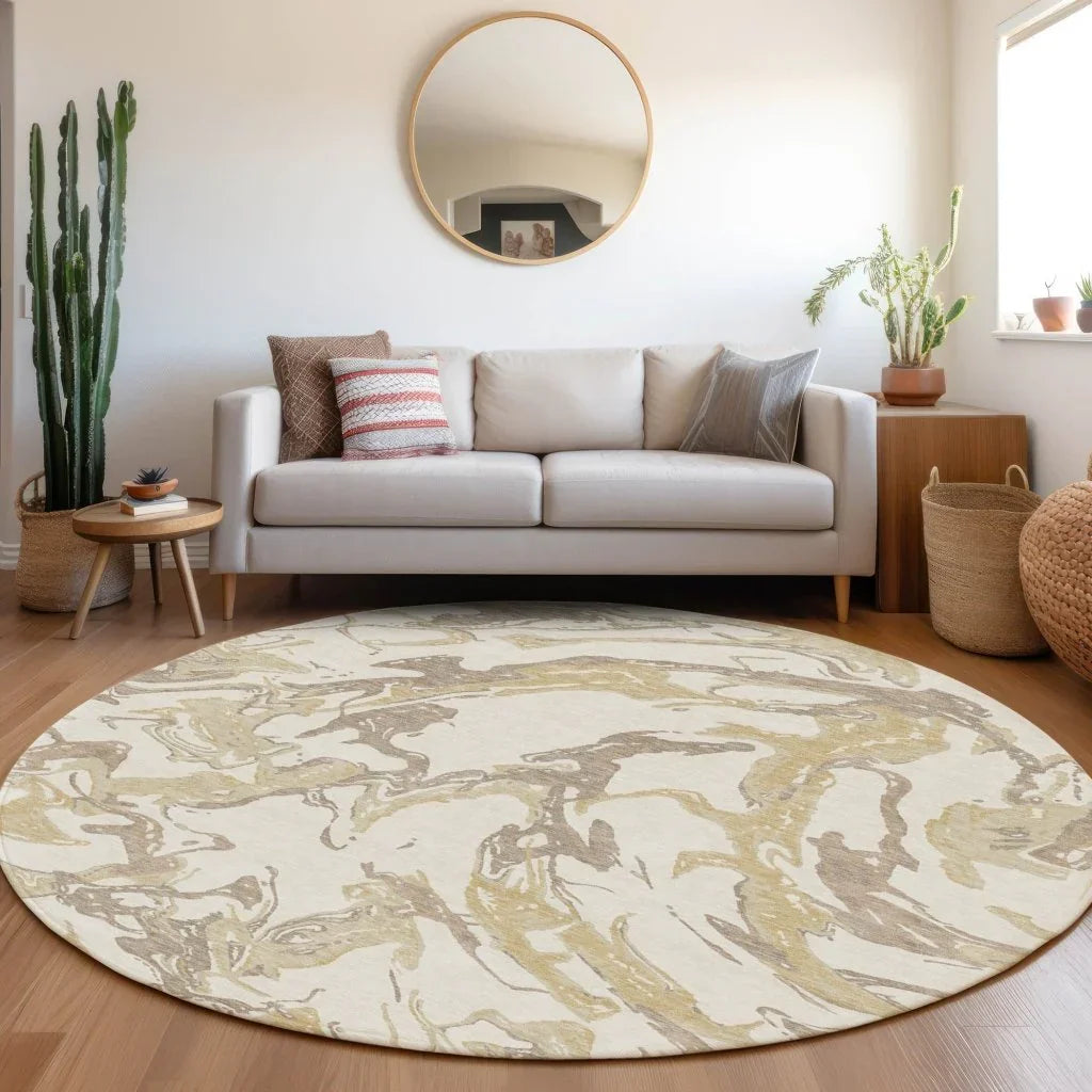 Lani Ivory Washable Indoor-Outdoor Rug-Outdoor Rugs-LOOMLAN Rugs-LOOMLAN