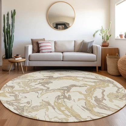 Lani Ivory Washable Indoor-Outdoor Rug-Outdoor Rugs-LOOMLAN Rugs-LOOMLAN