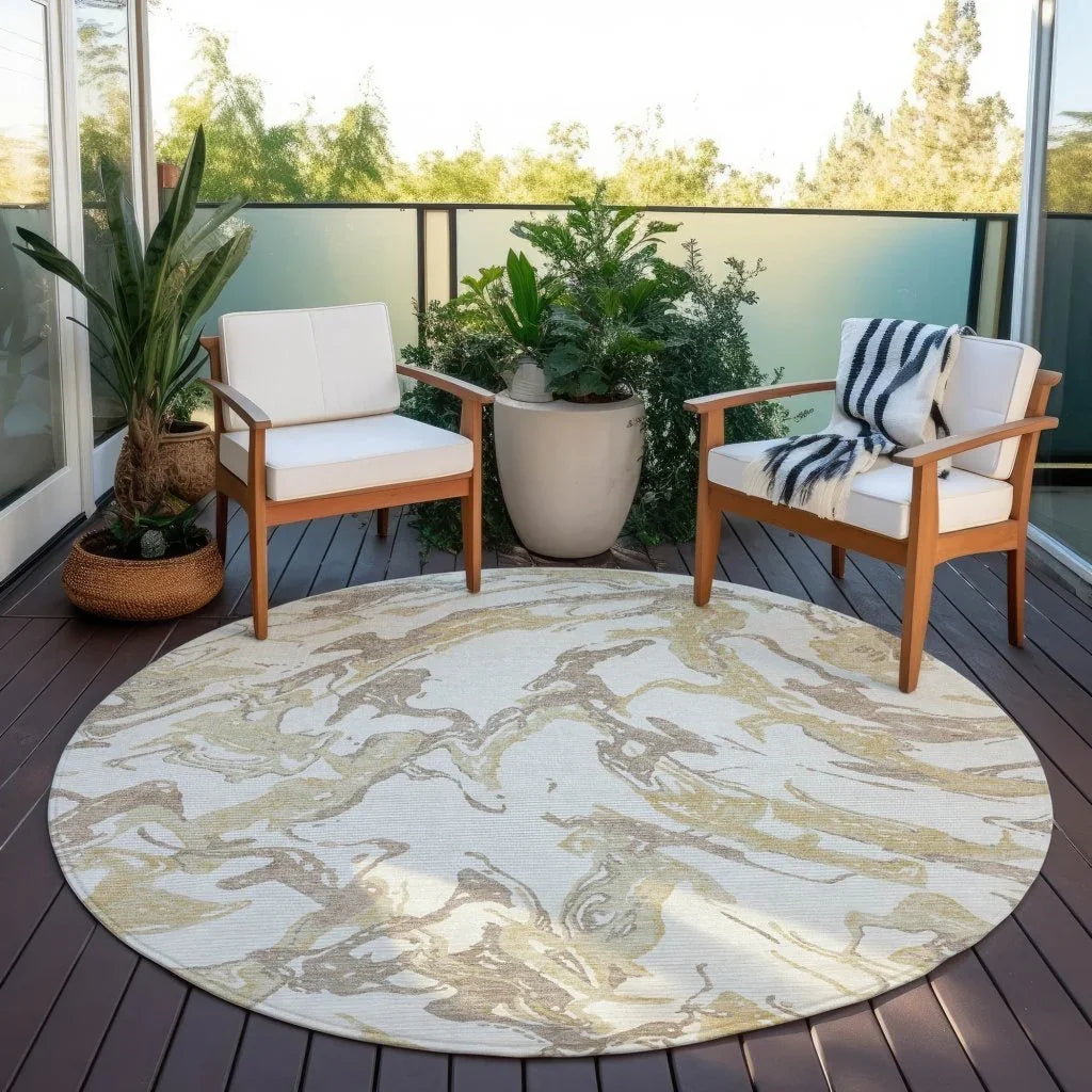 Lani Ivory Washable Indoor-Outdoor Rug-Outdoor Rugs-LOOMLAN Rugs-LOOMLAN
