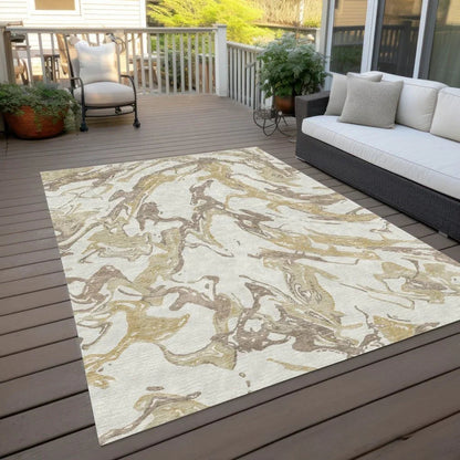 Lani Ivory Washable Indoor-Outdoor Rug-Outdoor Rugs-LOOMLAN Rugs-LOOMLAN