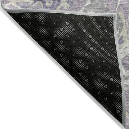 Lani Purple Washable Indoor-Outdoor Rug-Outdoor Rugs-LOOMLAN Rugs-LOOMLAN