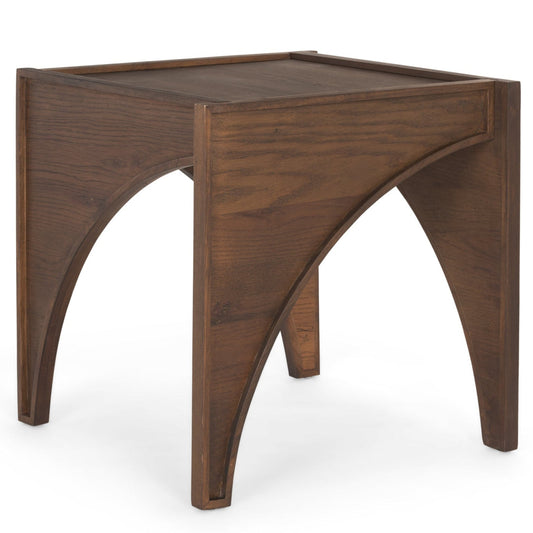 Laraya Wooden Square Arches Side Table