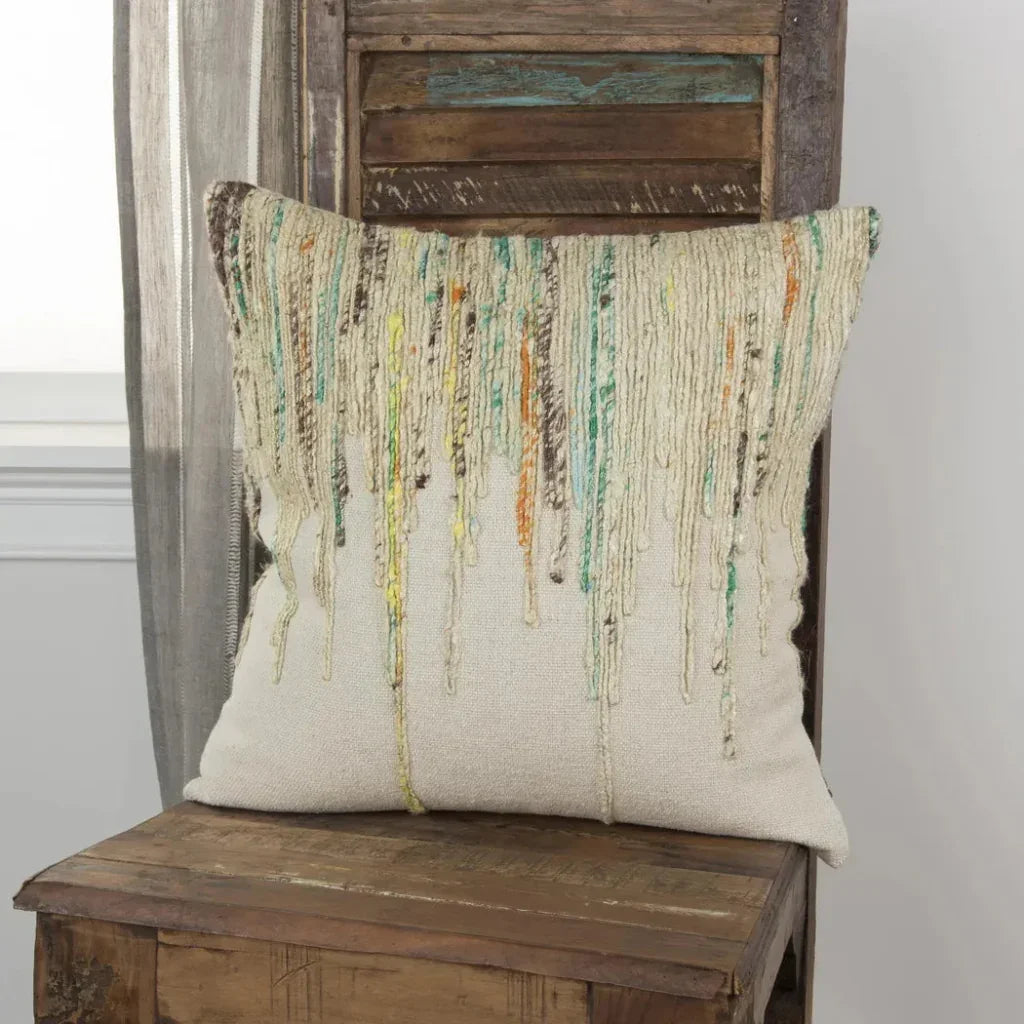 Larc Rain Throw Pillow With Down Insert - LOOMLAN - LOOMLAN - Throw Pillows