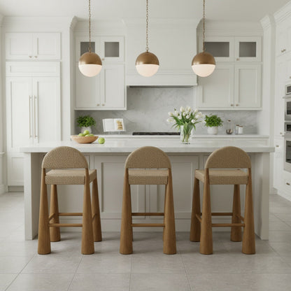 Laredo Teak Wood Counter Stool