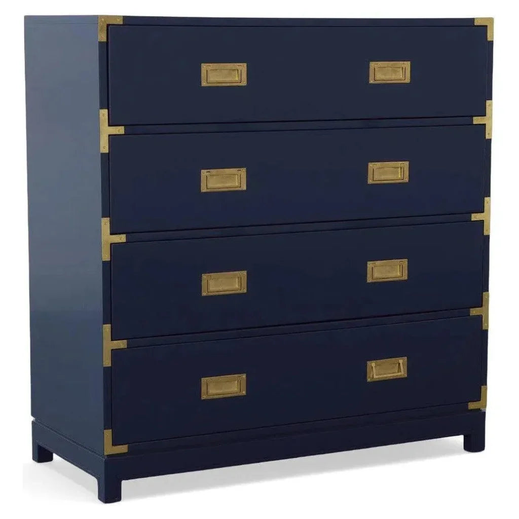 Large Augusta Wood Black Chest - LOOMLAN - Furniture Classics - Chests