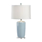 Large Blue Nickel Accents Vase Table Lamp - LOOMLAN - Chelsea House - Table Lamps