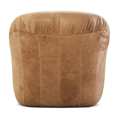 Large Comfortable Living Room Leather Chair - LOOMLAN - One For Victory - Club Chairs